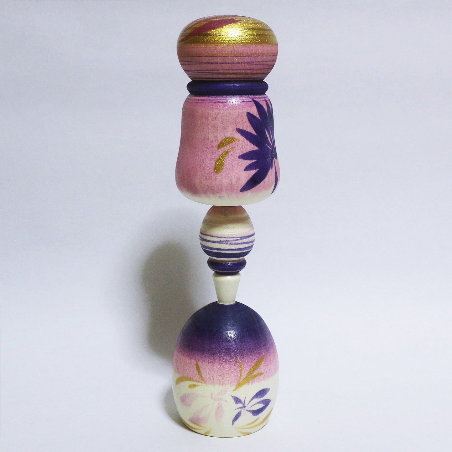 菖蒲(アヤメ&ショウブ) Iris & Calamus Bun Hair KOKESHI #359