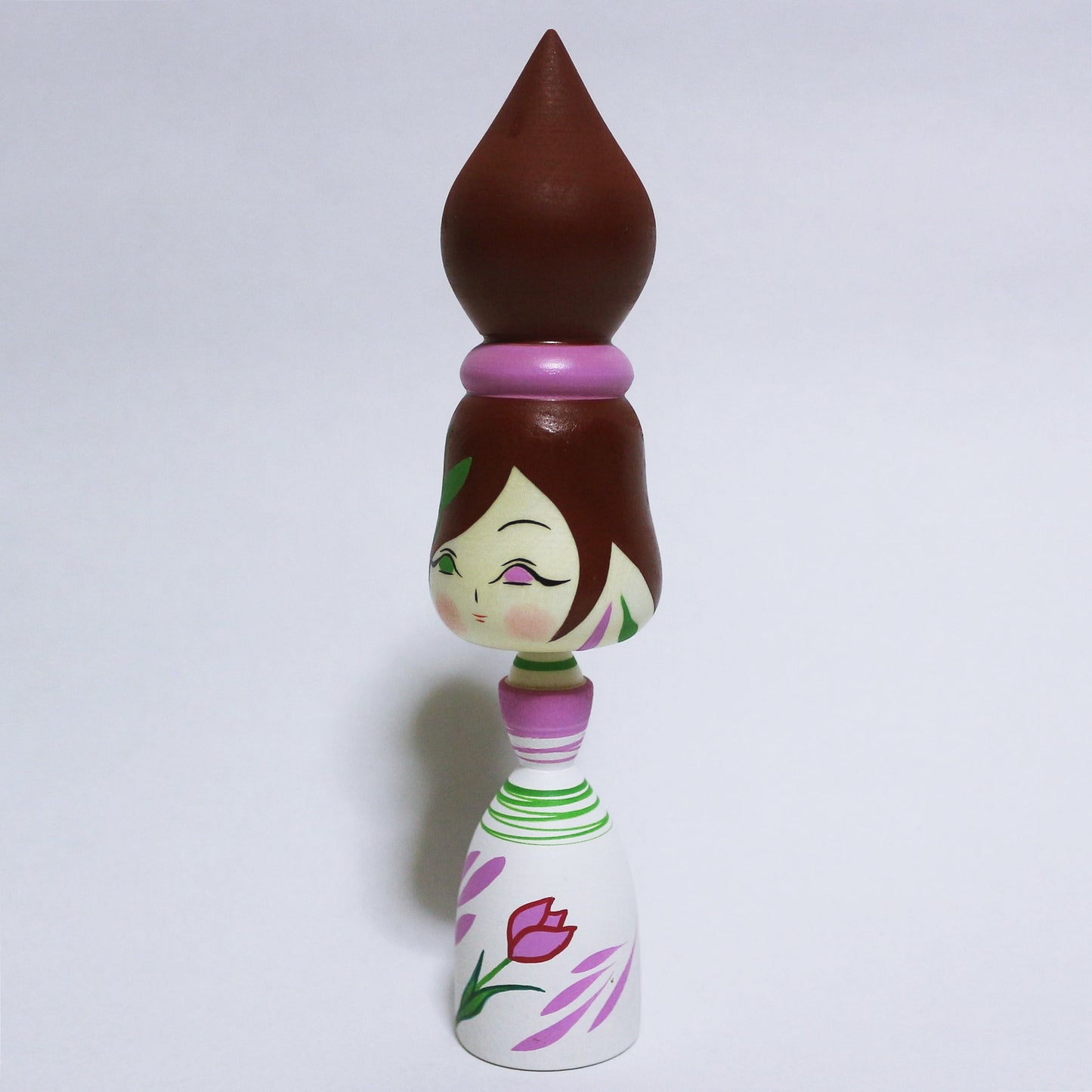 春 チューリップ こけし Spring Tulip KOKESHI #340