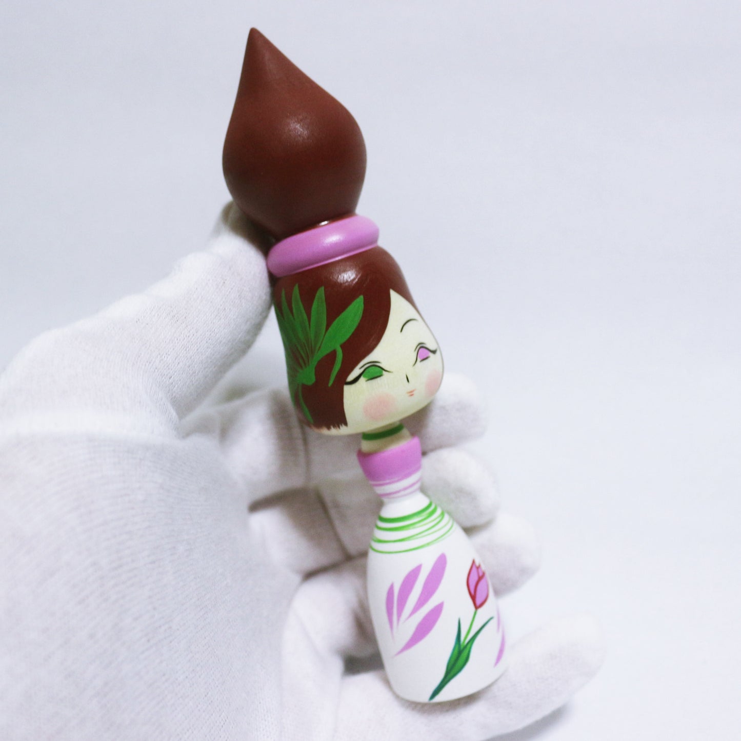 春 チューリップ こけし Spring Tulip KOKESHI #340