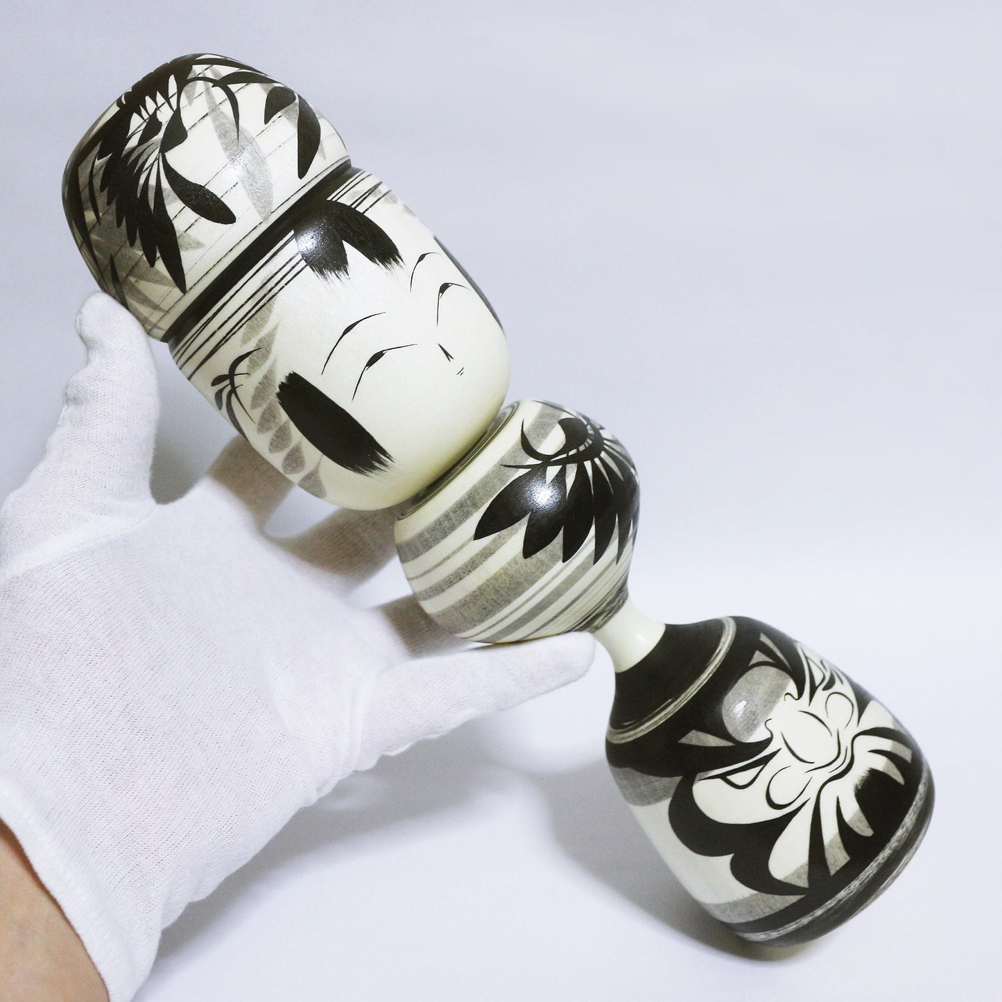 墨 髷 本人型 SUMI Noboru Wagatsuma Type Bun Hair KOKESHI #366