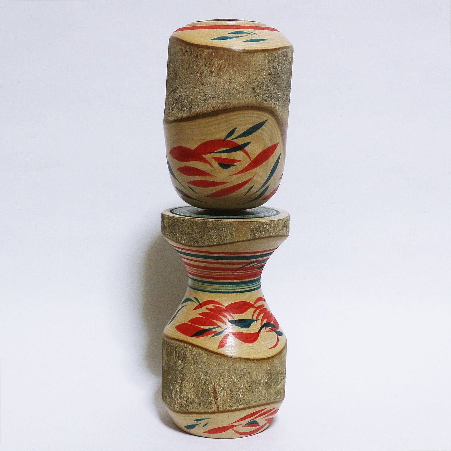 椿 髷 Camellia Bun Hair KOKESHI #367