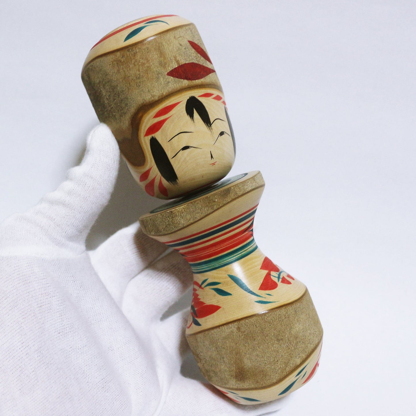 椿 髷 Camellia Bun Hair KOKESHI #367