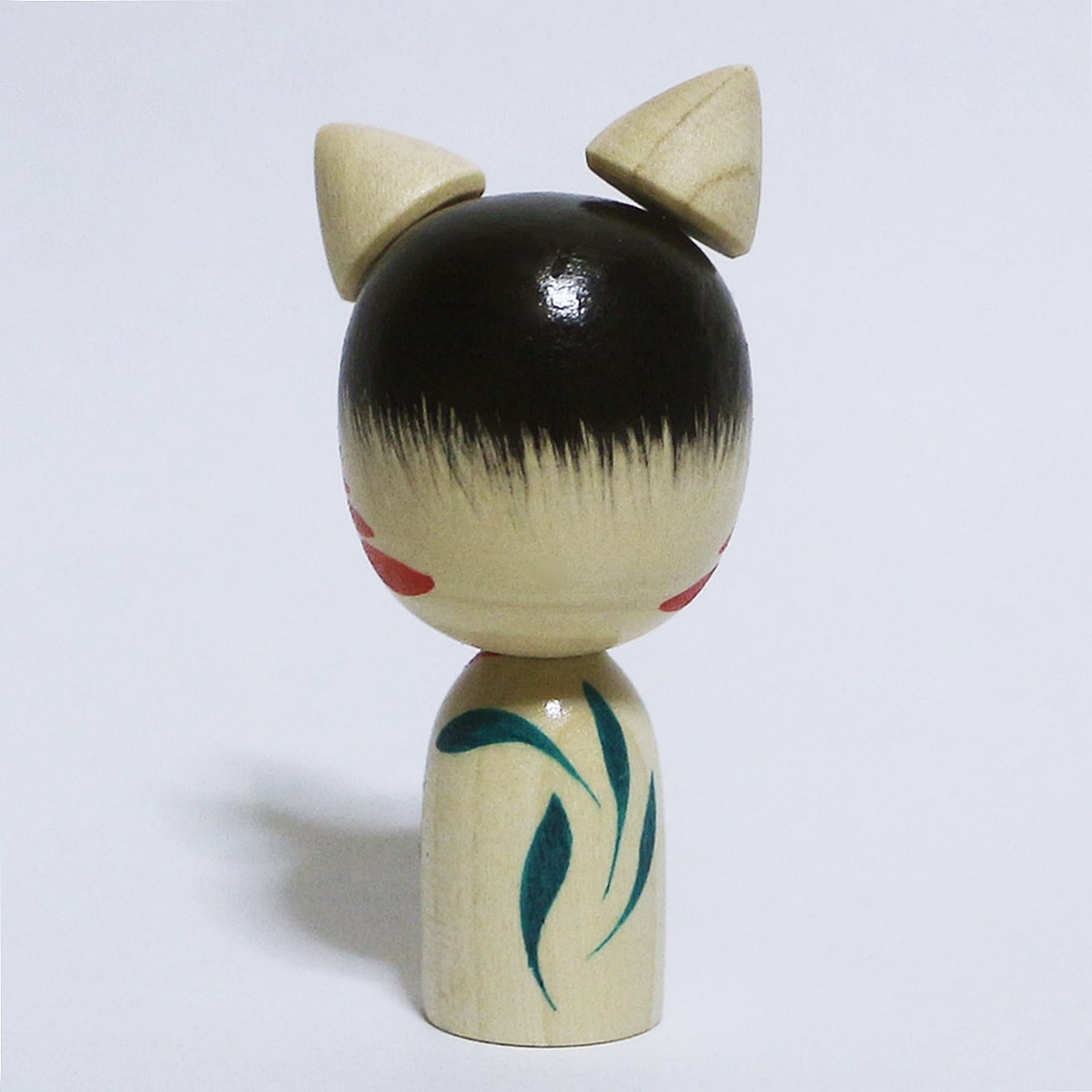 遠刈田猫こけし TOGATTA Cat KOKESHI #368