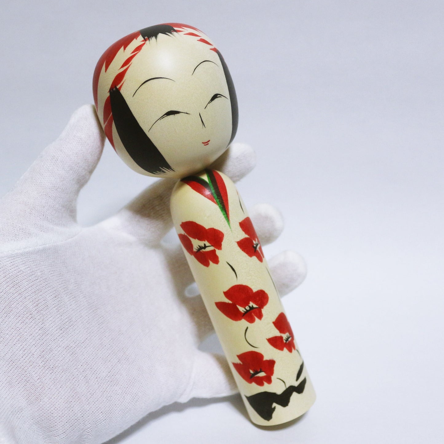 初作 平成30年作成 本人型 枝梅 Created in 2018 Noboru Wagatsuma Type EDA-UME KOKESHI #371