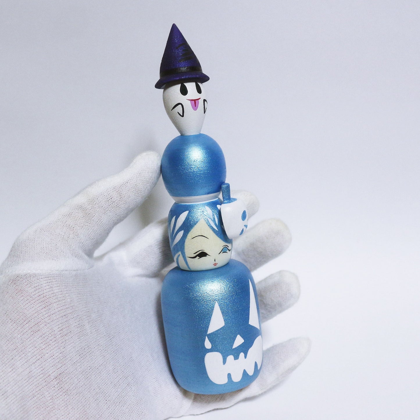 Halloween Pumpkin KOKESHI #384