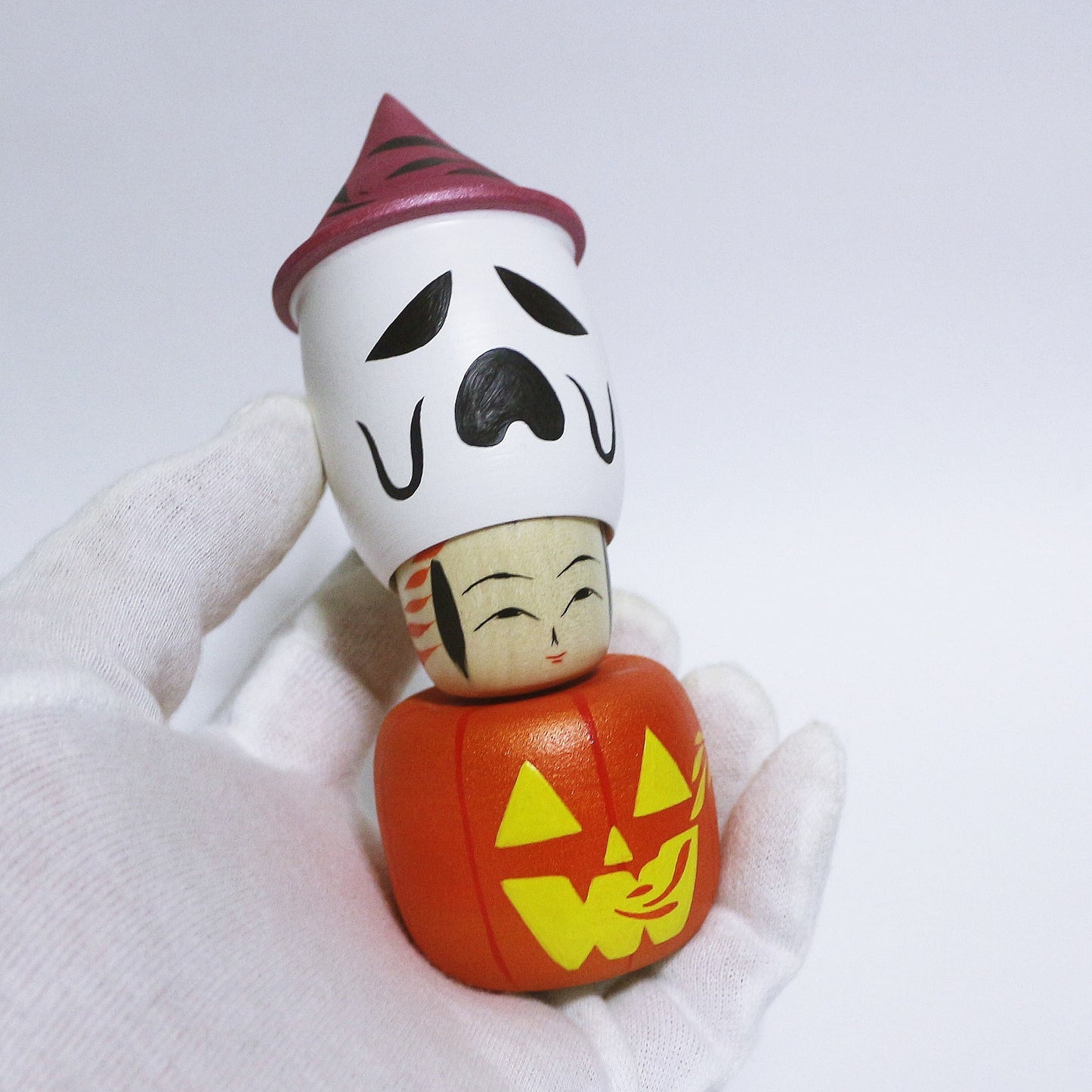 Halloween Pumpkin KOKESHI #385