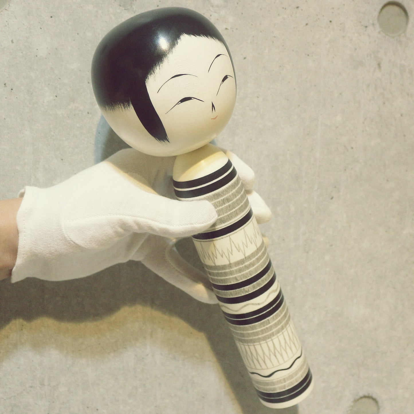 一尺 佐藤松之進型 墨 Matsunoshin Sato Type SUMI KOKESHI #388