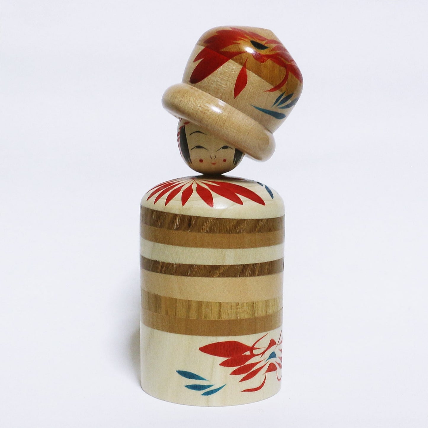 Mixed tree species Hat Kokeshi *1