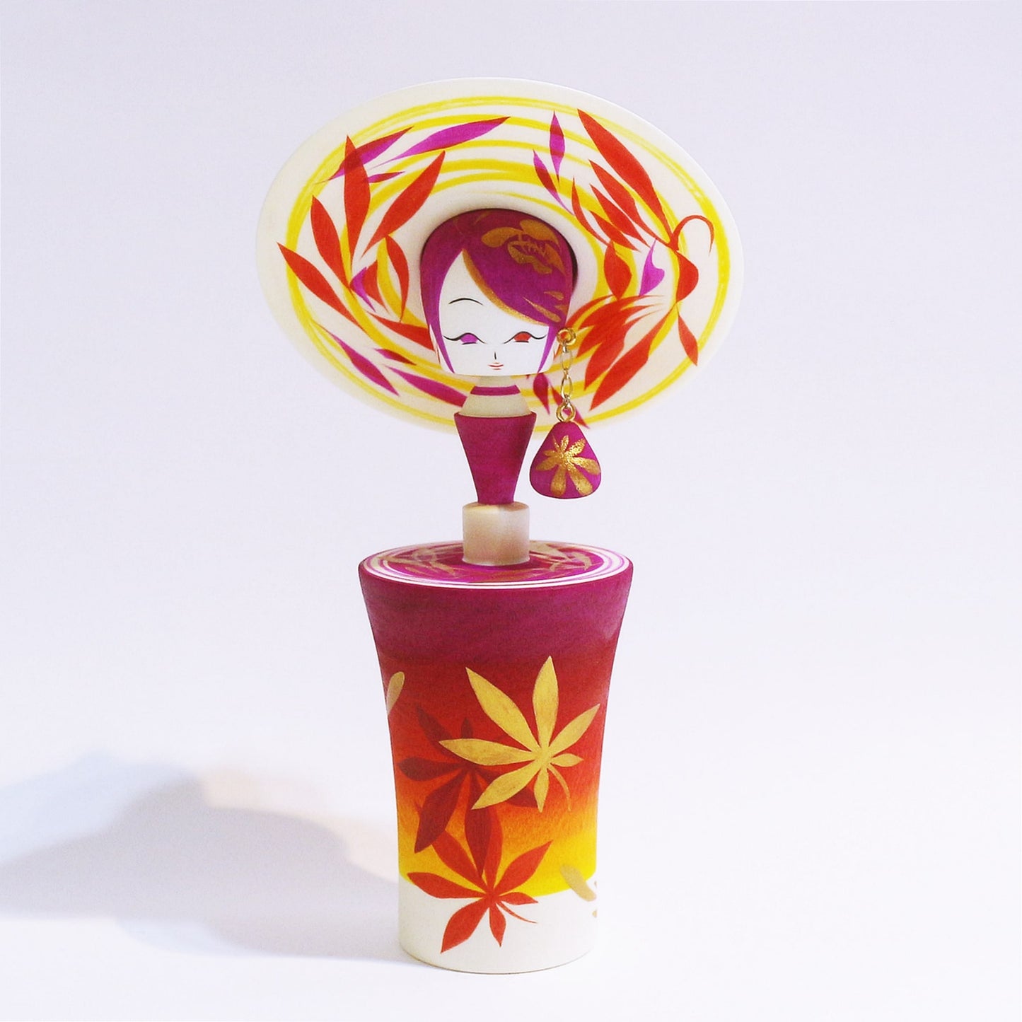 秋色 帽子 イヤリング Autumn Colors Hat earrings KOKESHI #410