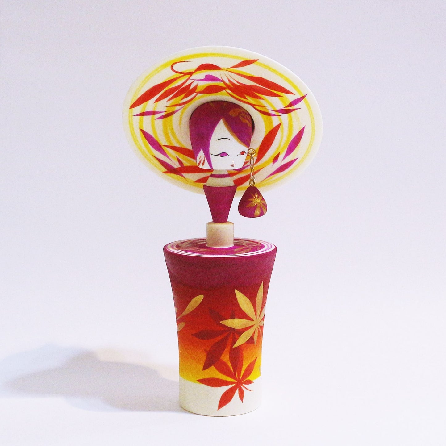 秋色 帽子 イヤリング Autumn Colors Hat earrings KOKESHI #410