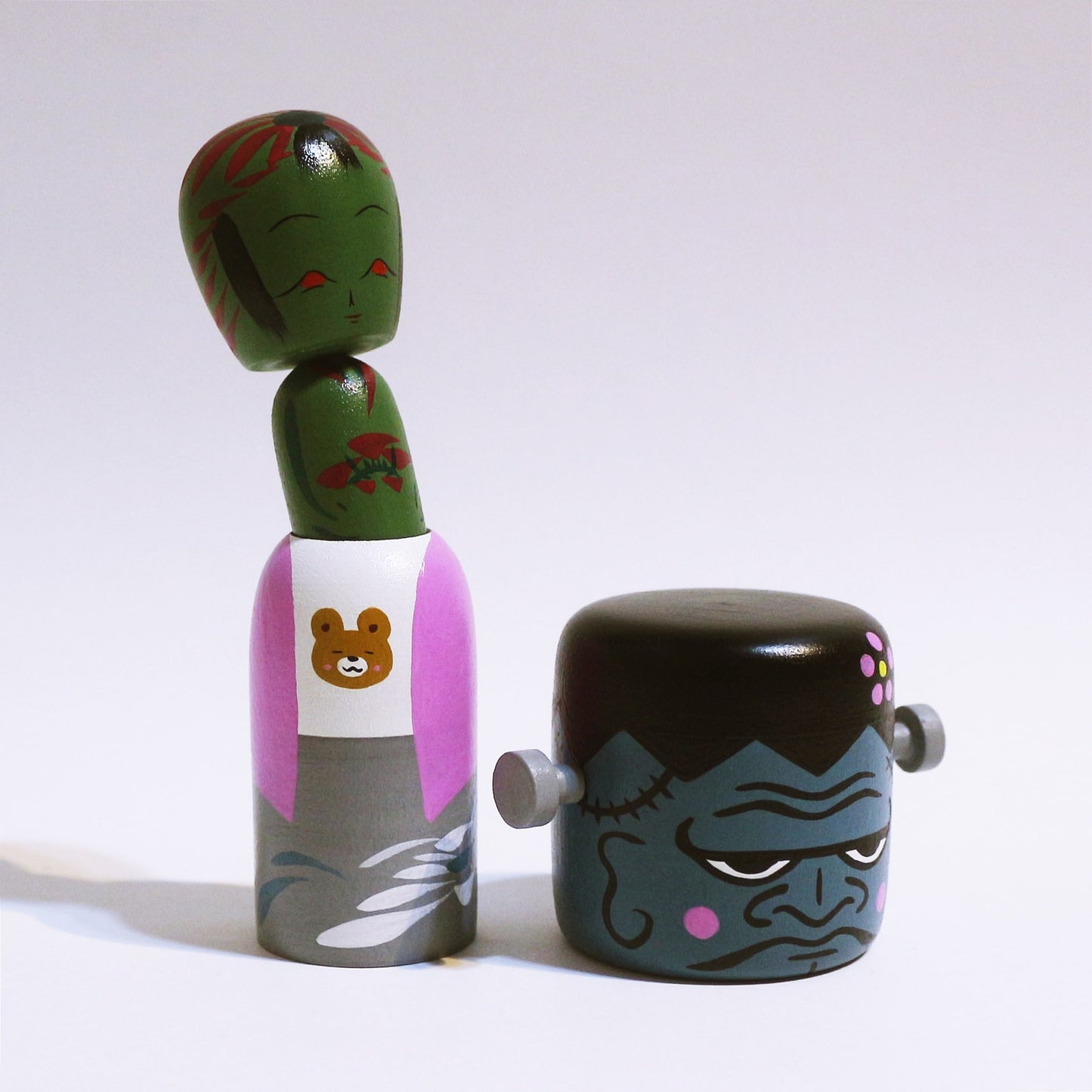 Halloween Frankenstein & Zonbi Cosplay KOKESHI #413