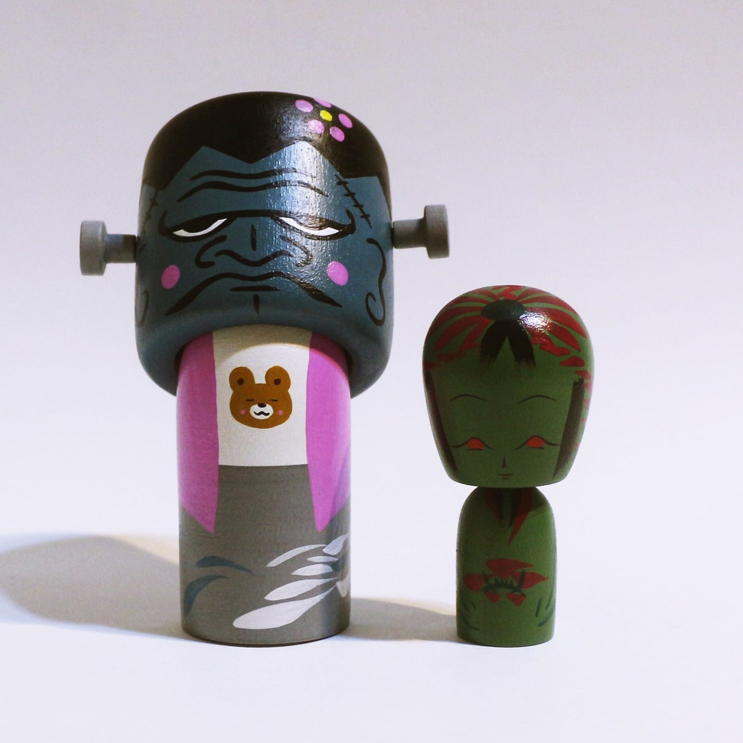Halloween Frankenstein & Zonbi Cosplay KOKESHI #413