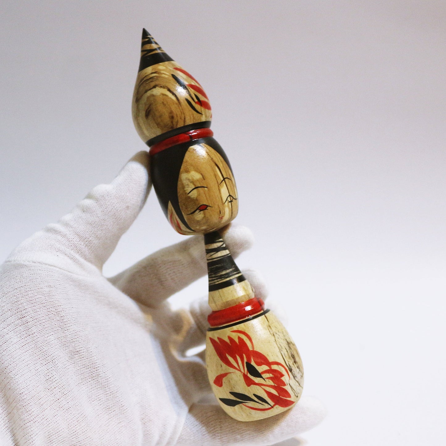 シデ おだんごヘア こけし Hornbeam Bun Hair KOKESHI #428