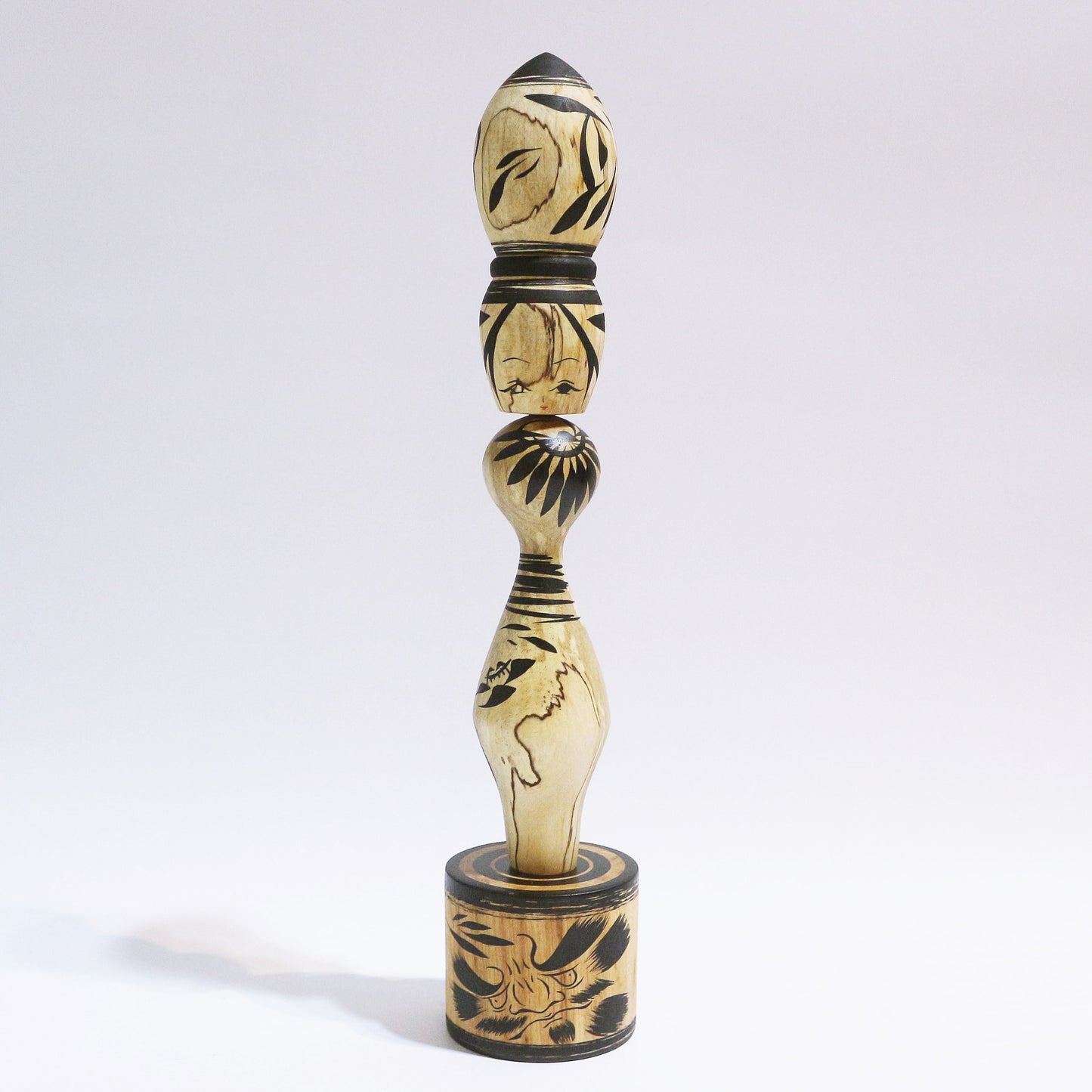 シデ おだんごヘア 達磨 こけし Hornbeam Bun Hair DARUMA KOKESHI #429