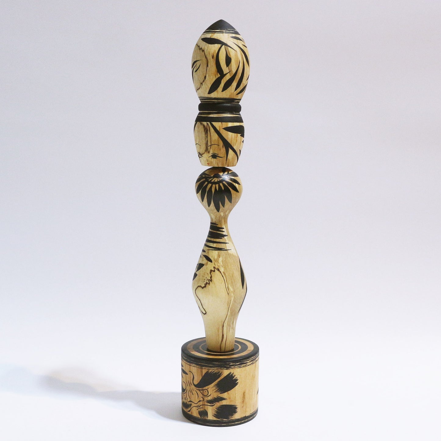 シデ おだんごヘア 達磨 こけし Hornbeam Bun Hair DARUMA KOKESHI #429