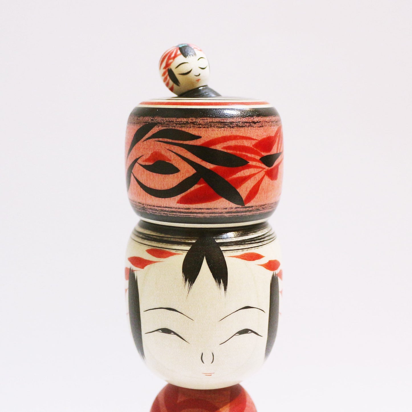 髷 玉入れ 達磨 こけし Bun Hair TAMA-IRE DARUMA KOKESHI #434