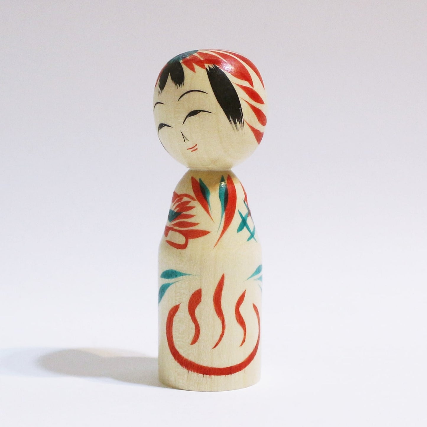 本人型 温泉 作り付け こけし Noboru Wagatsum Type ONSEN KOKESHI #437