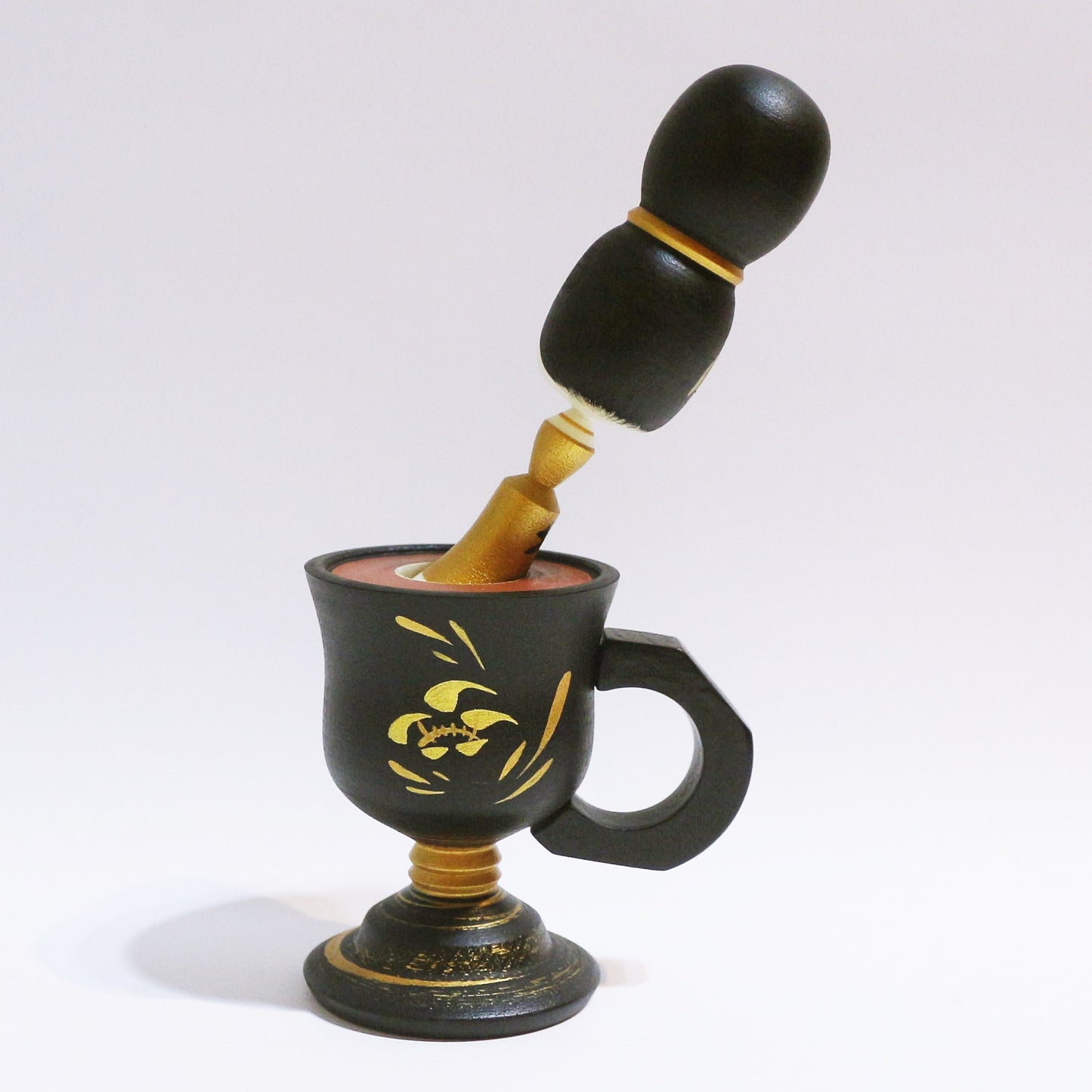 Rose Tea Cup TAMA-IRE KOKESHI #451