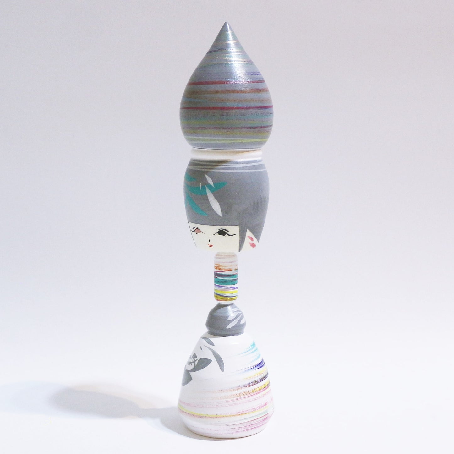 Colorful Bun Hair KOKESHI #452