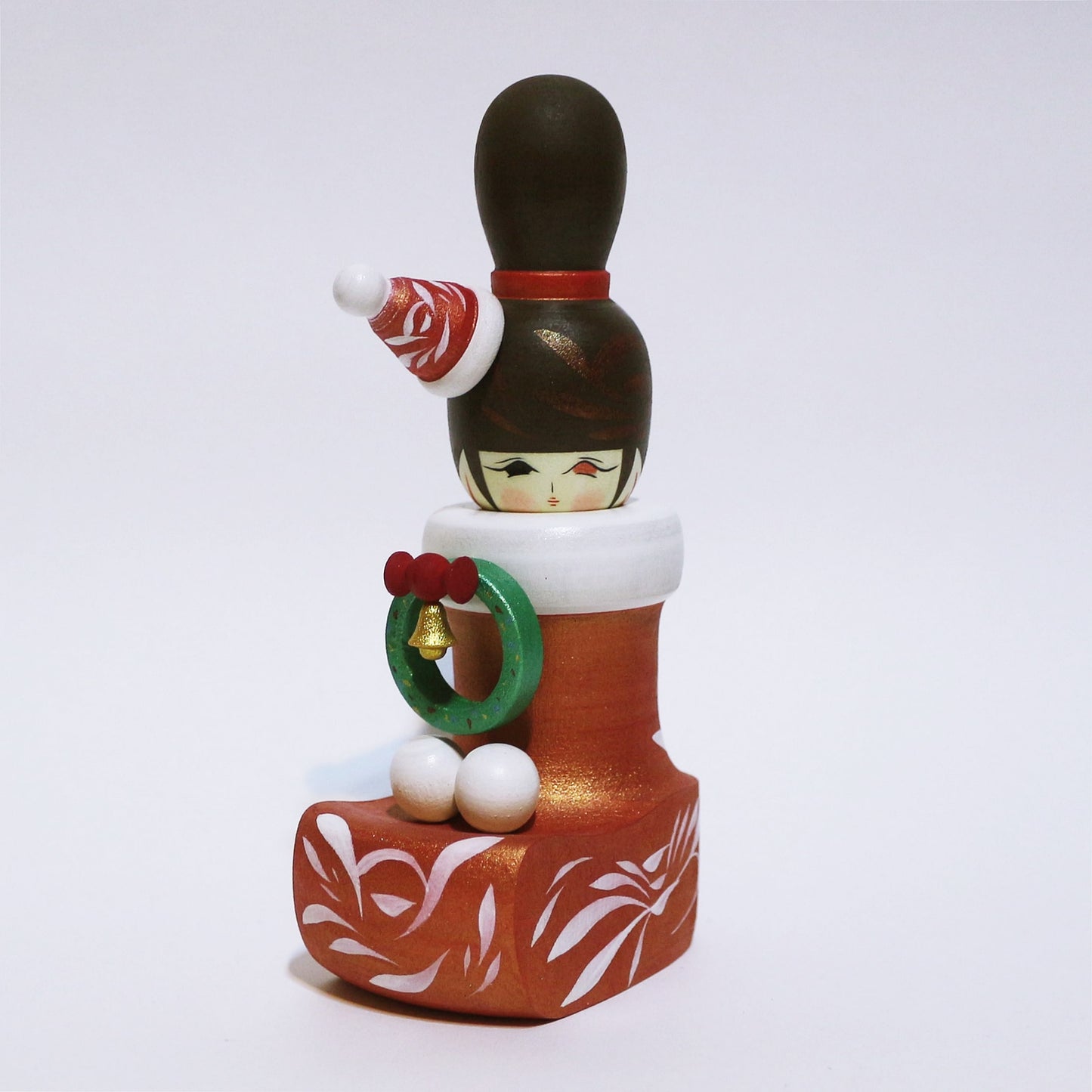 Christmas Boots KOKESHI #460