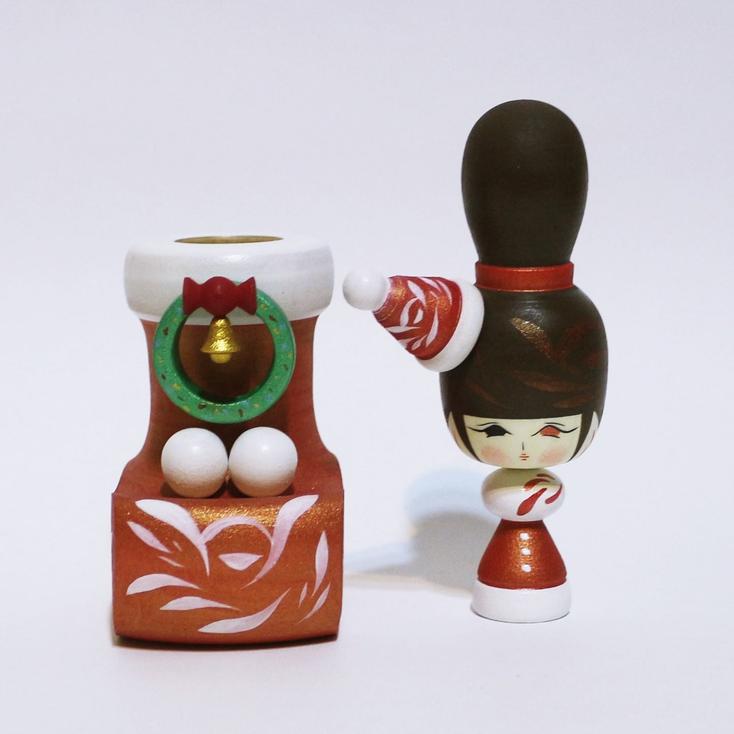 Christmas Boots KOKESHI #460