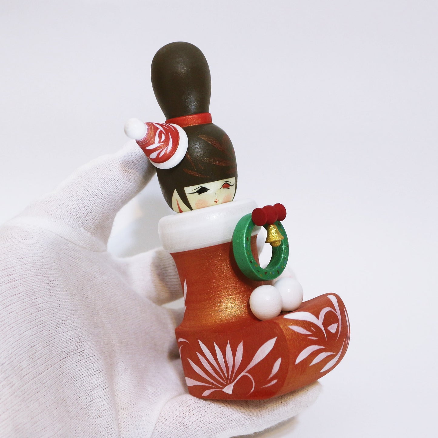 Christmas Boots KOKESHI #460