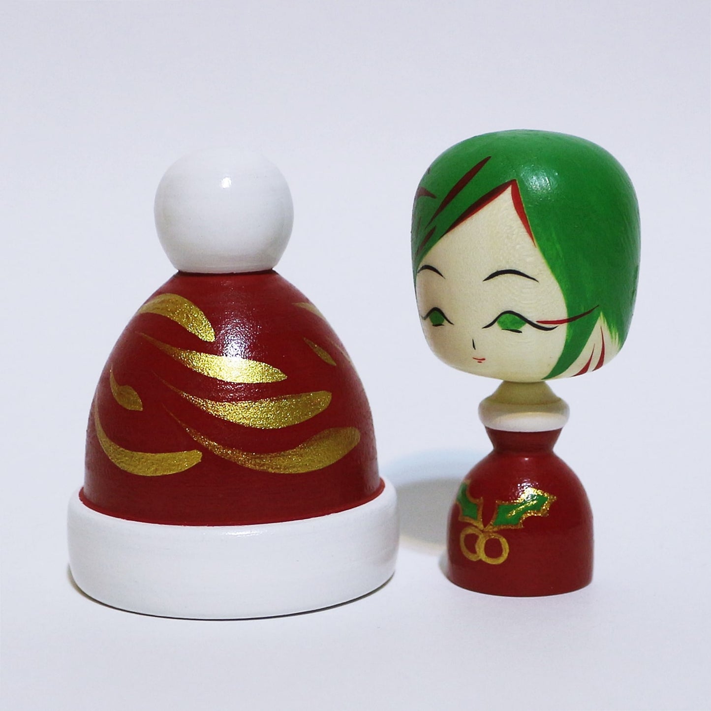 Christmas Santa Hat KOKESHI #461