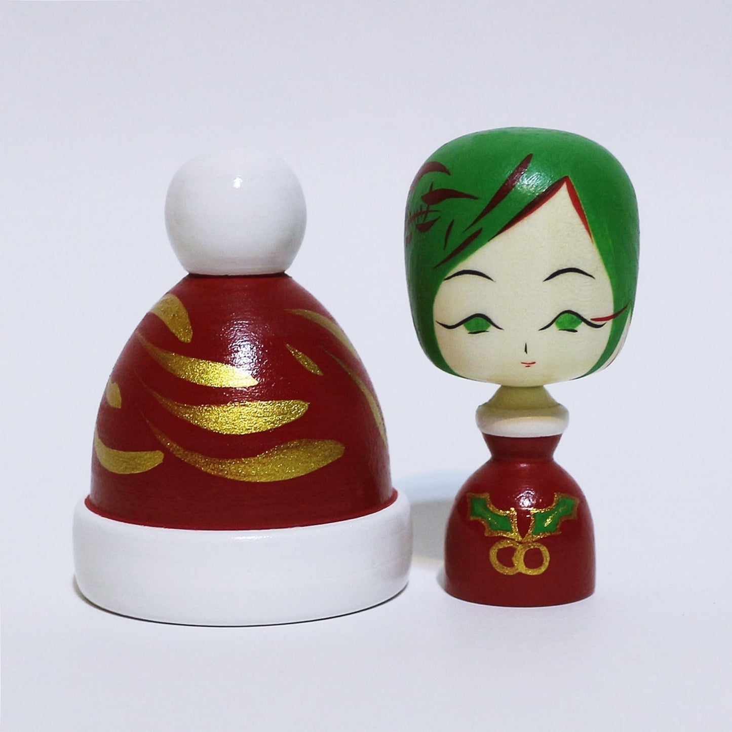 Christmas Santa Hat KOKESHI #461