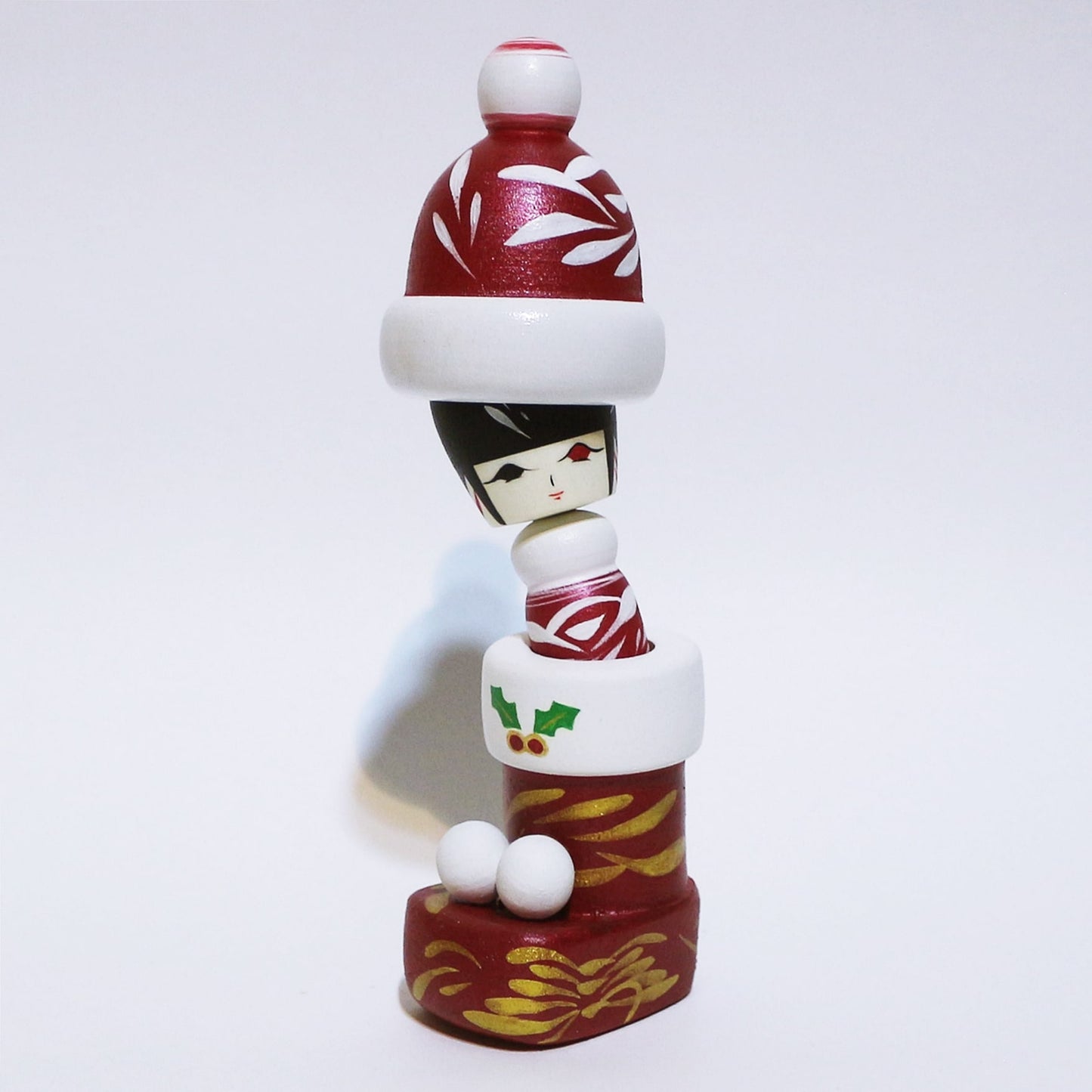 Christmas Boots KOKESHI #463