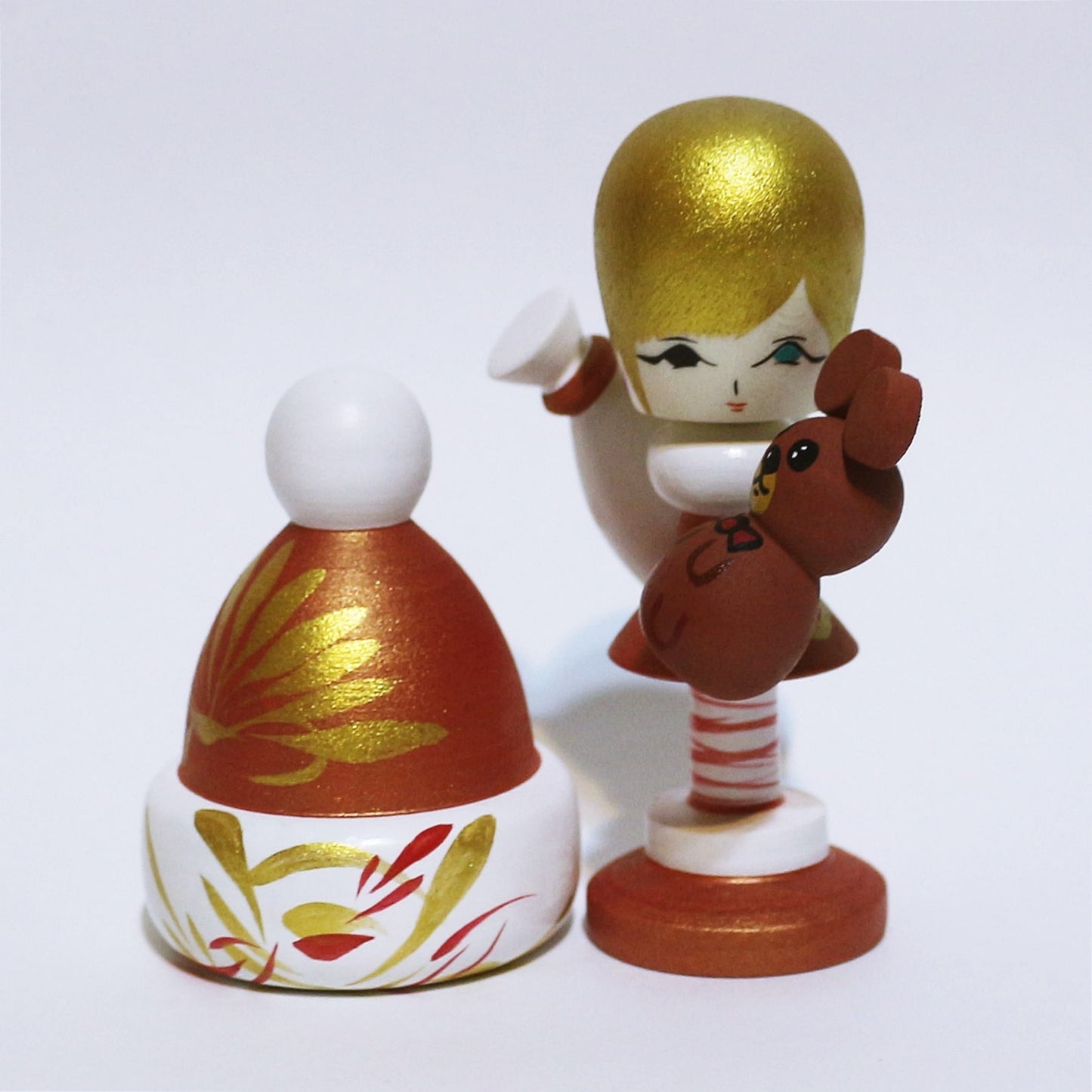 Christmas Santa KOKESHI #464