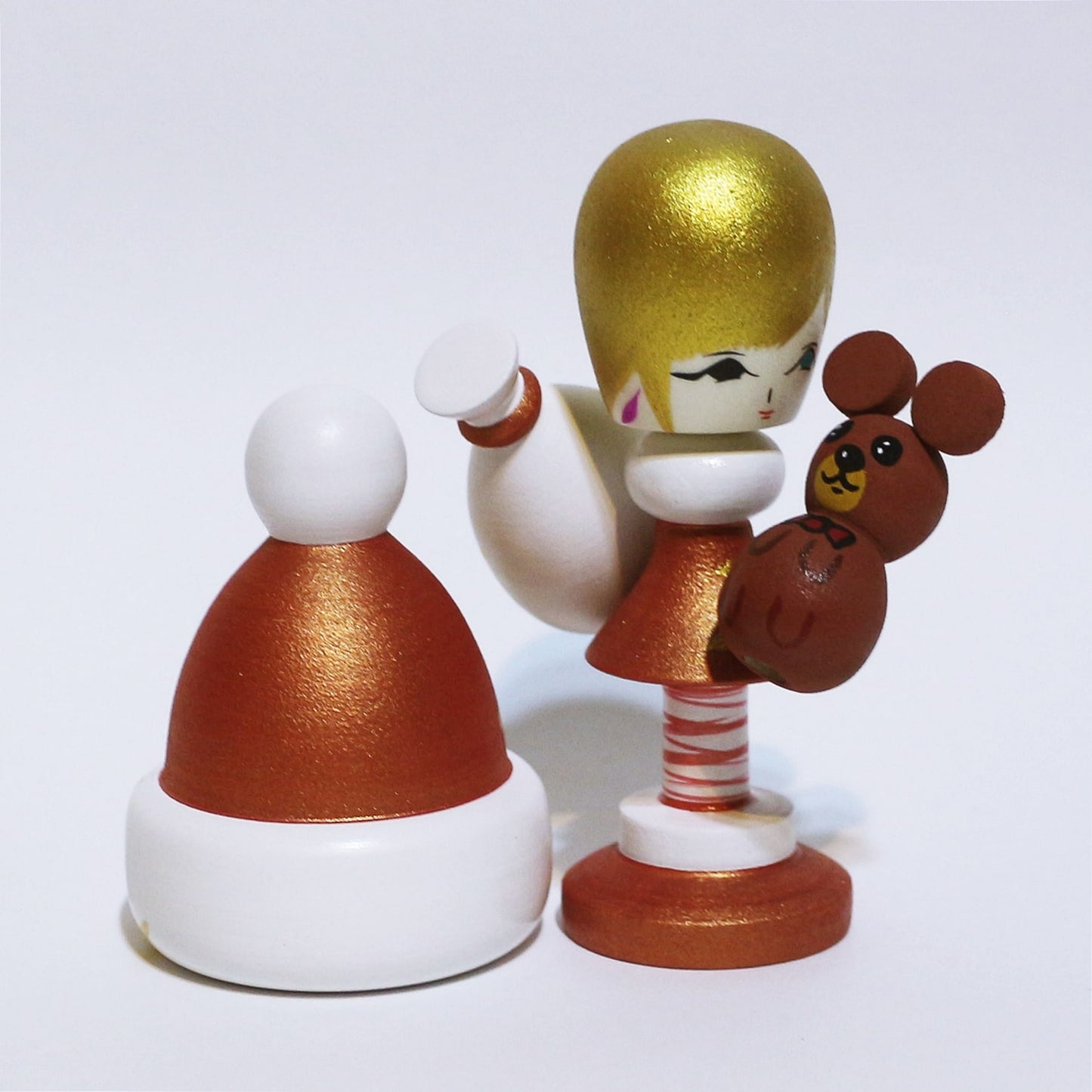 Christmas Santa KOKESHI #464