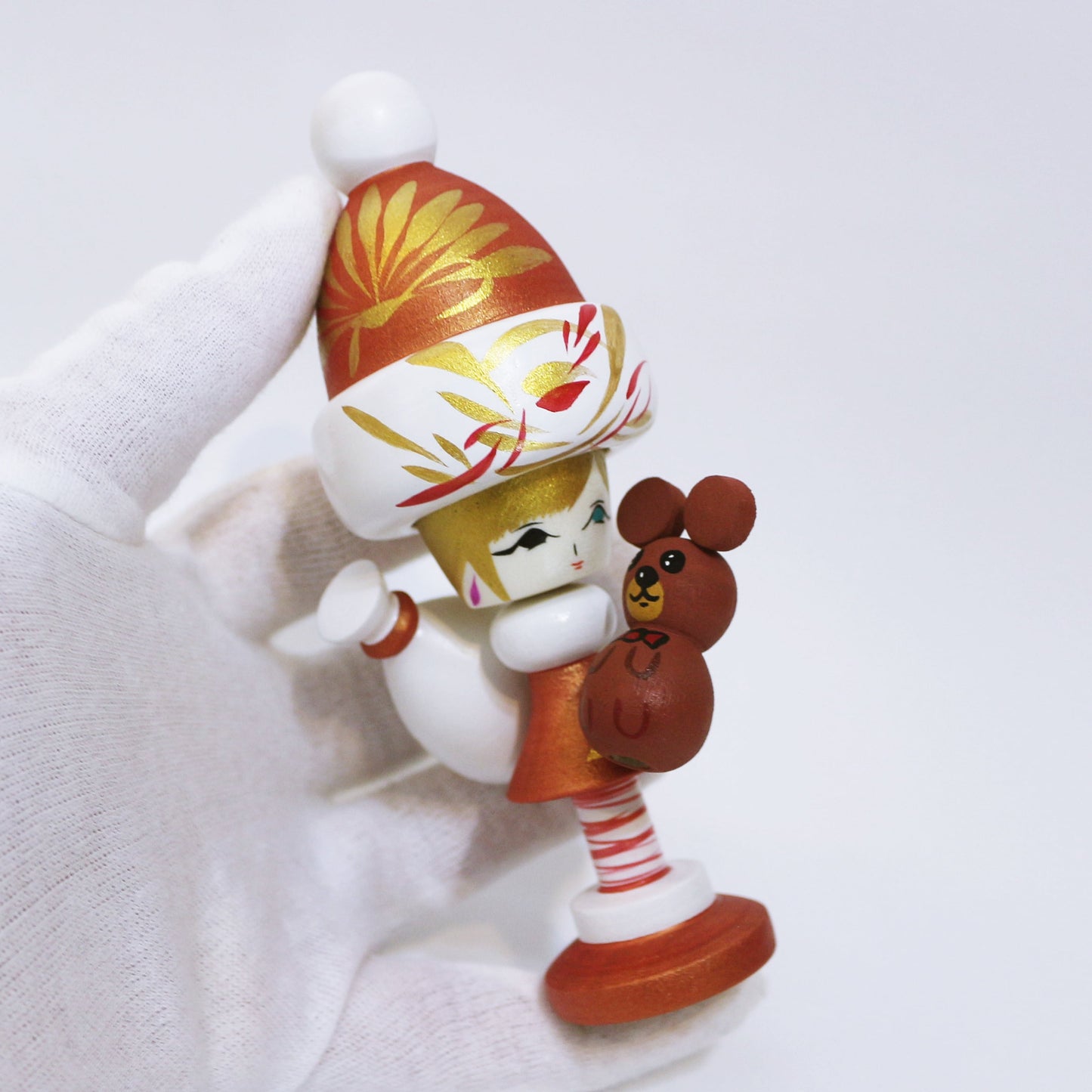 Christmas Santa KOKESHI #464