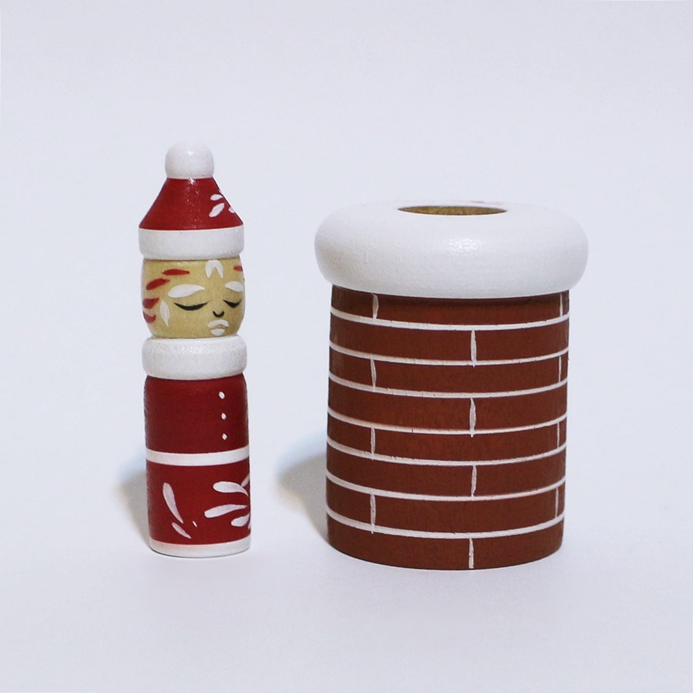 Christmas Santa KOKESHI #466