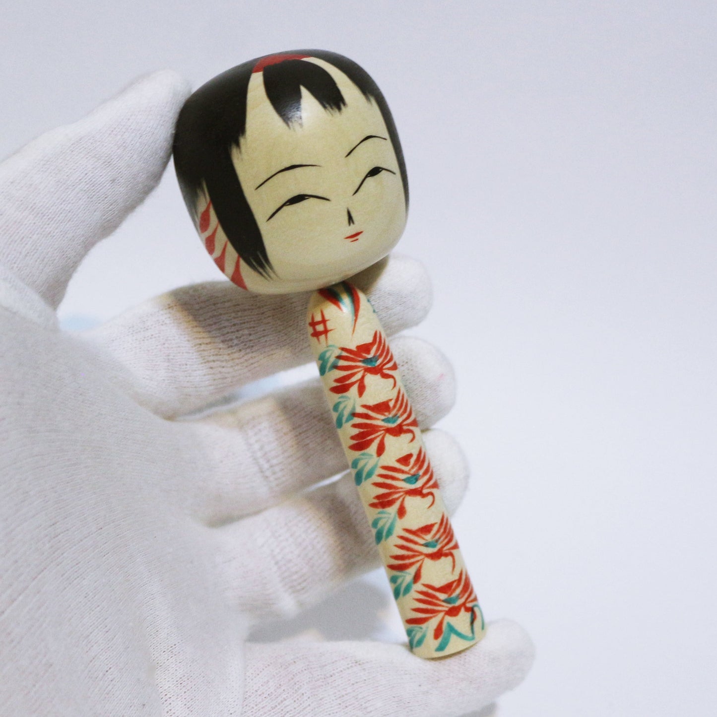 本人型 重ね菊 こけし Noboru Wagatsuma Type KASANEGIKU KOKESHI #467