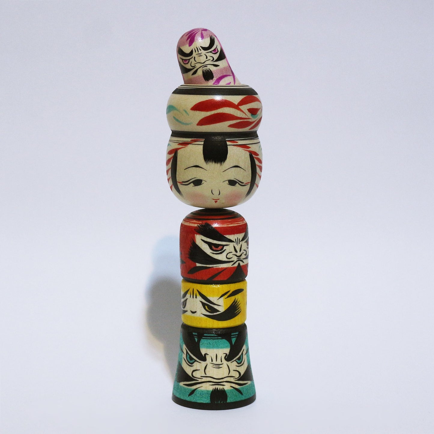 本人型 玉入れ 達磨こけし Noboru Wagatsuma Type DARUMA KOKESHI #469