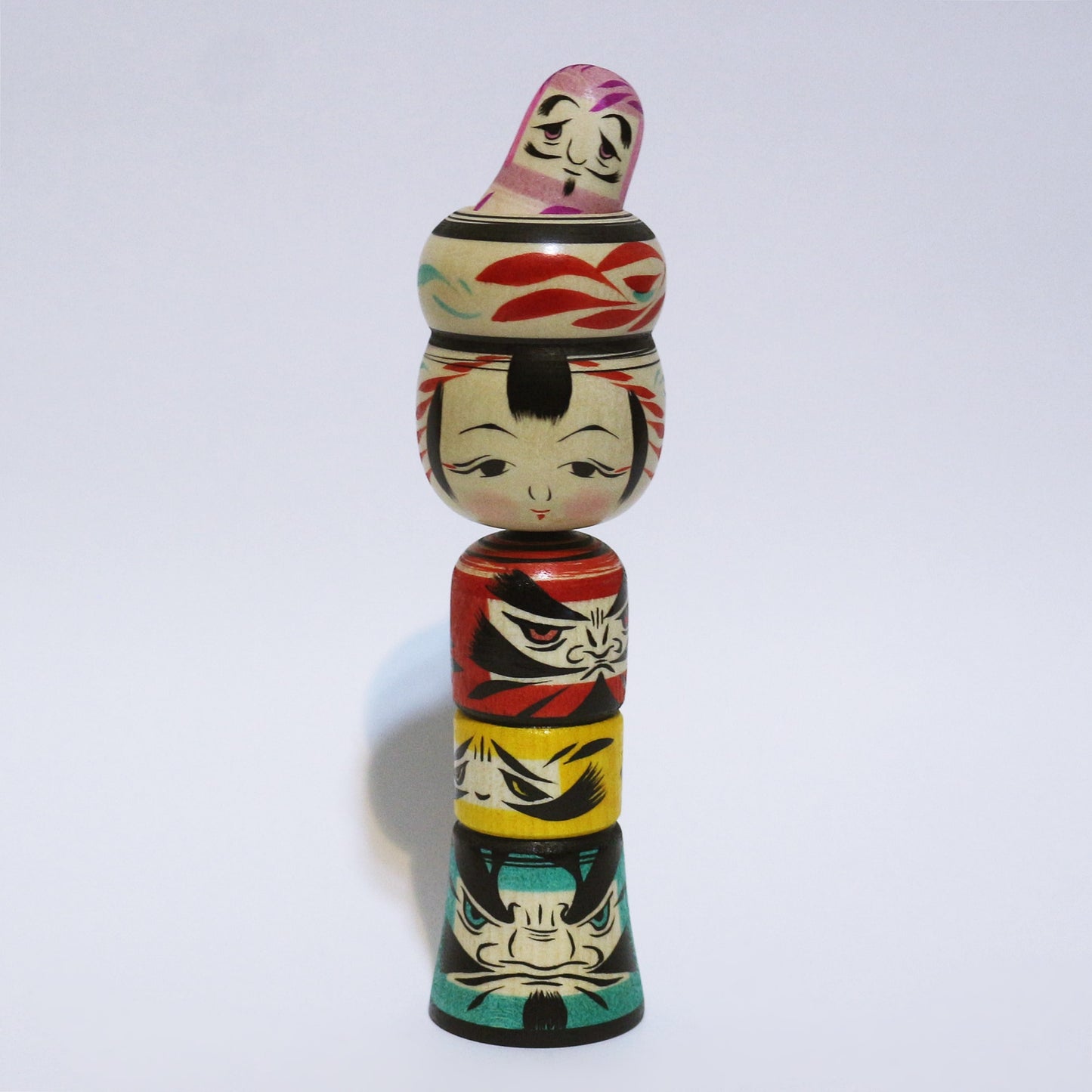 本人型 玉入れ 達磨こけし Noboru Wagatsuma Type DARUMA KOKESHI #469