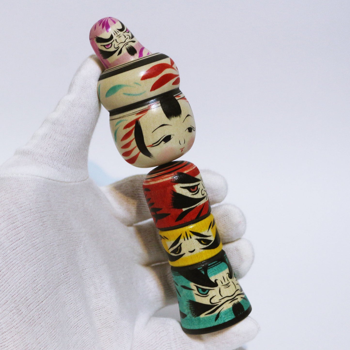 本人型 玉入れ 達磨こけし Noboru Wagatsuma Type DARUMA KOKESHI #469