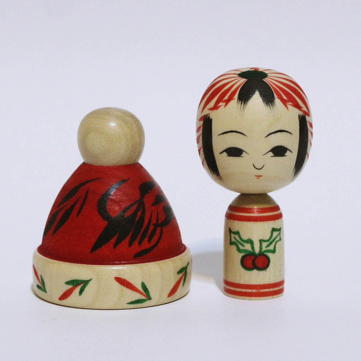 Christmas 本人型 帽子 こけし Noboru Wagatsuma Type Hat KOKESHI #474