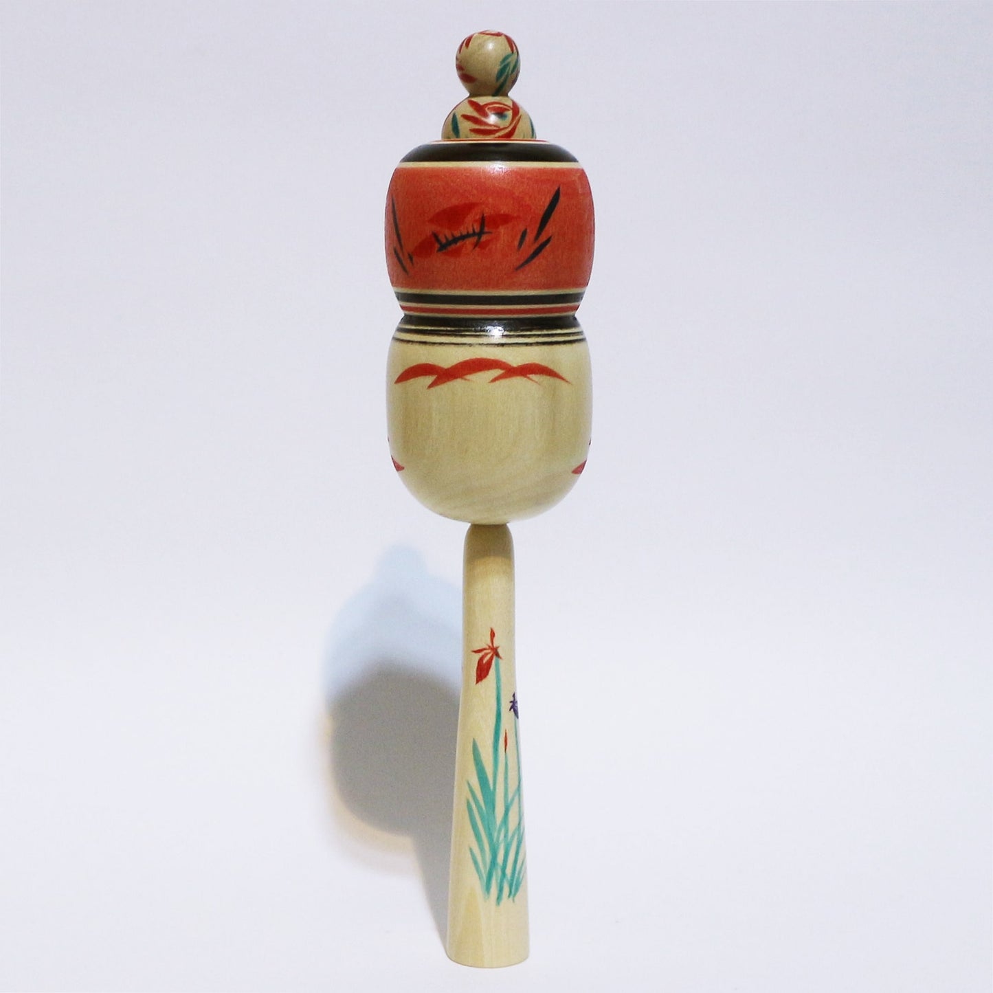 本人型 玉入れ 髷 こけし Noboru Wagatsuma Type TAMA-IRE Bun Hair KOKESHI #478