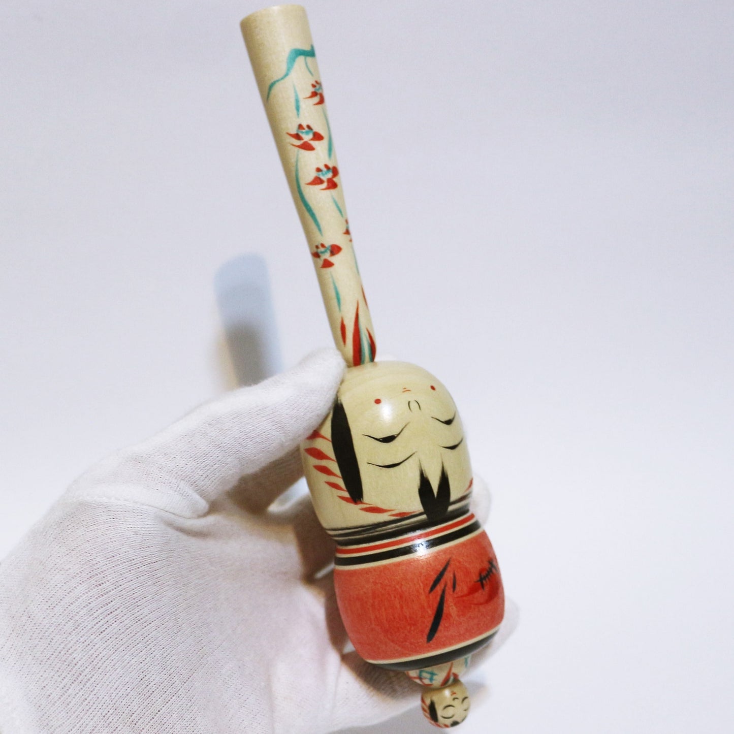 本人型 玉入れ 髷 こけし Noboru Wagatsuma Type TAMA-IRE Bun Hair KOKESHI #478