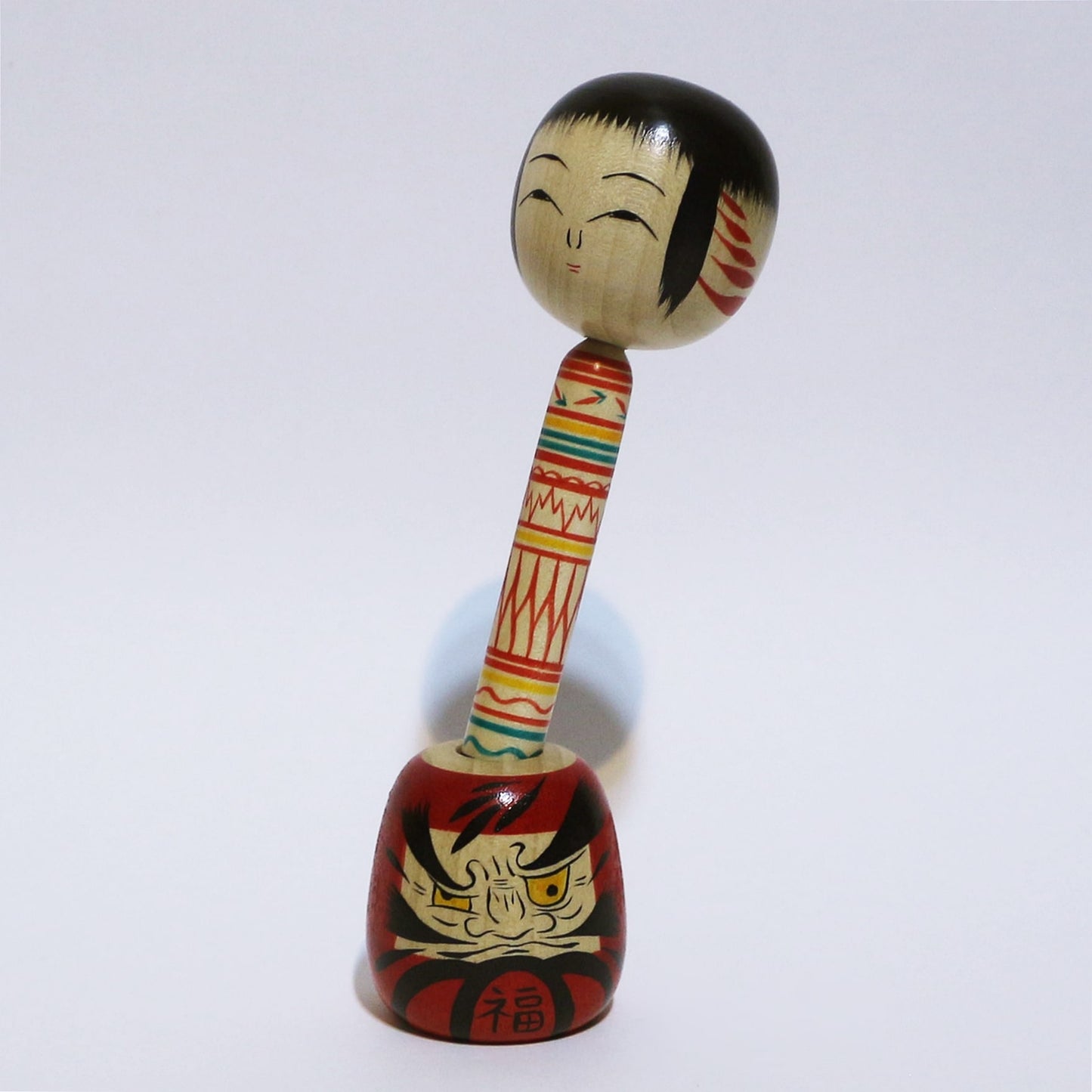 本人型 達磨 こけし Noboru Wagatsuma Type DARUMA KOKESHI #479