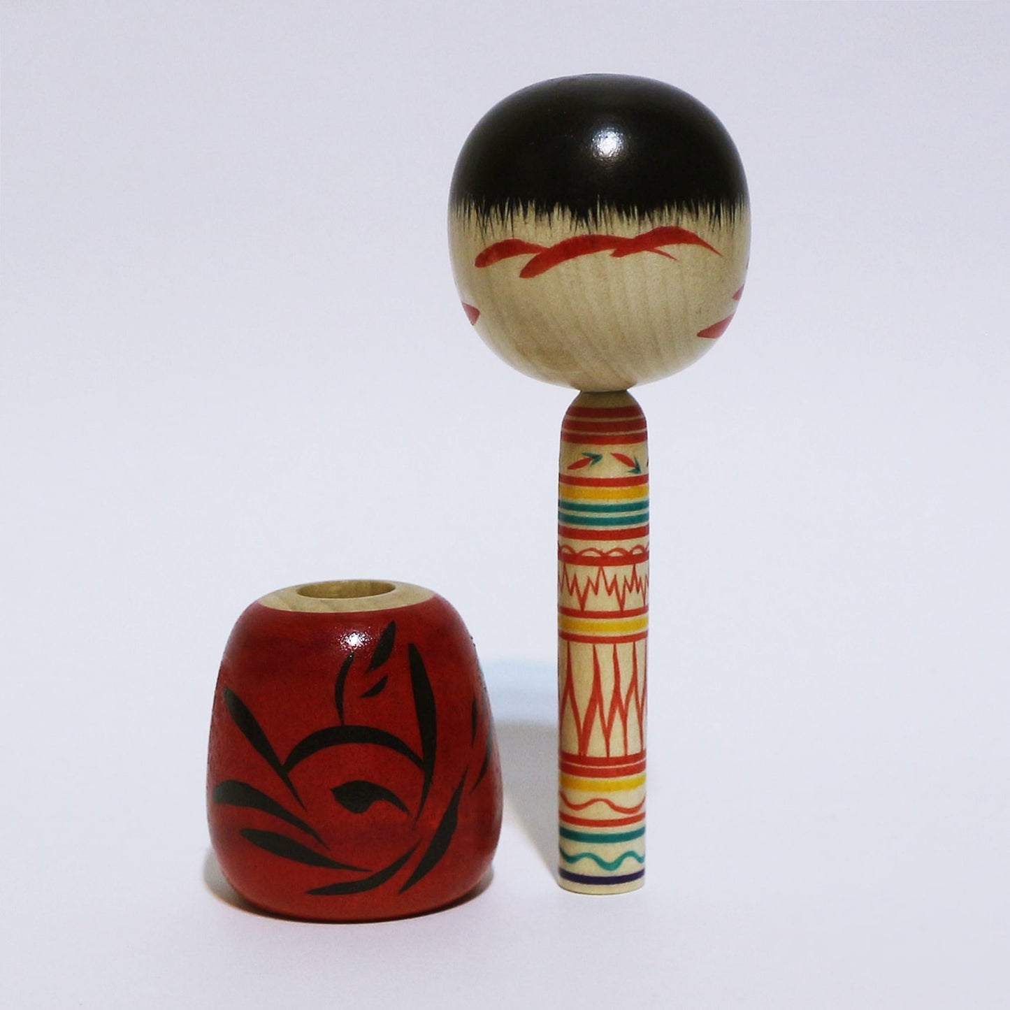 本人型 達磨 こけし Noboru Wagatsuma Type DARUMA KOKESHI #479