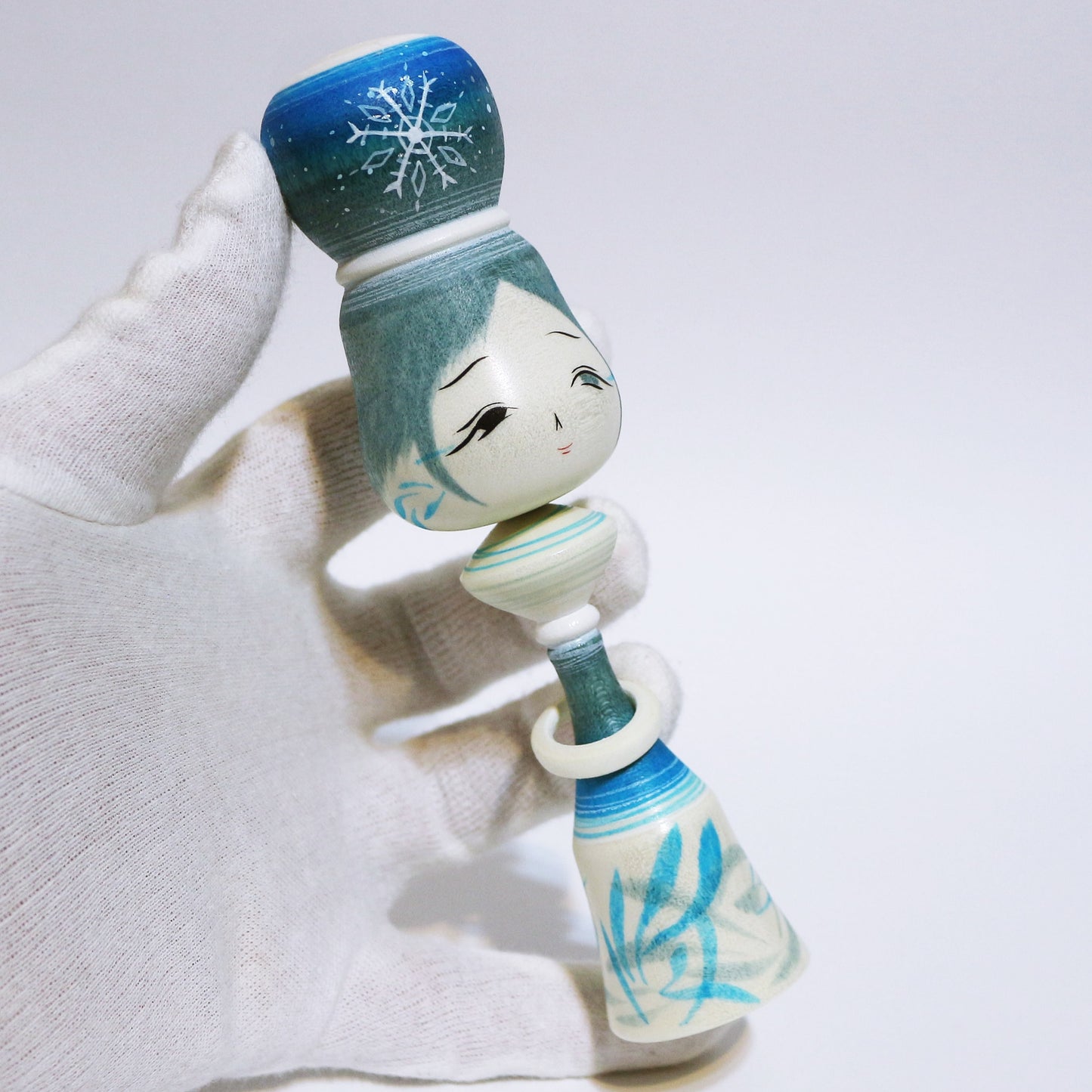 冬色 輪入れ こけし Winter Colors Ring KOKESHI #480