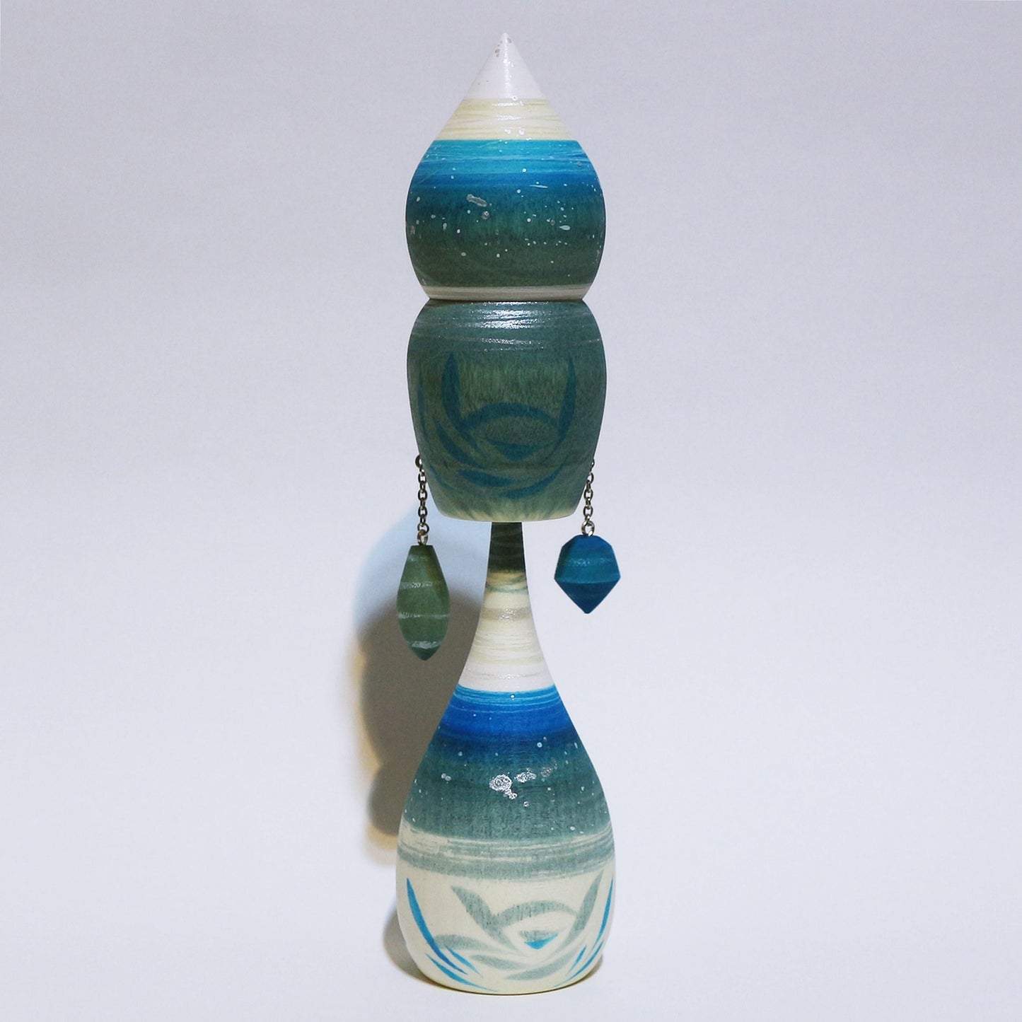 冬色 イヤリング こけし Winter Colors Earrings KOKESHI #481