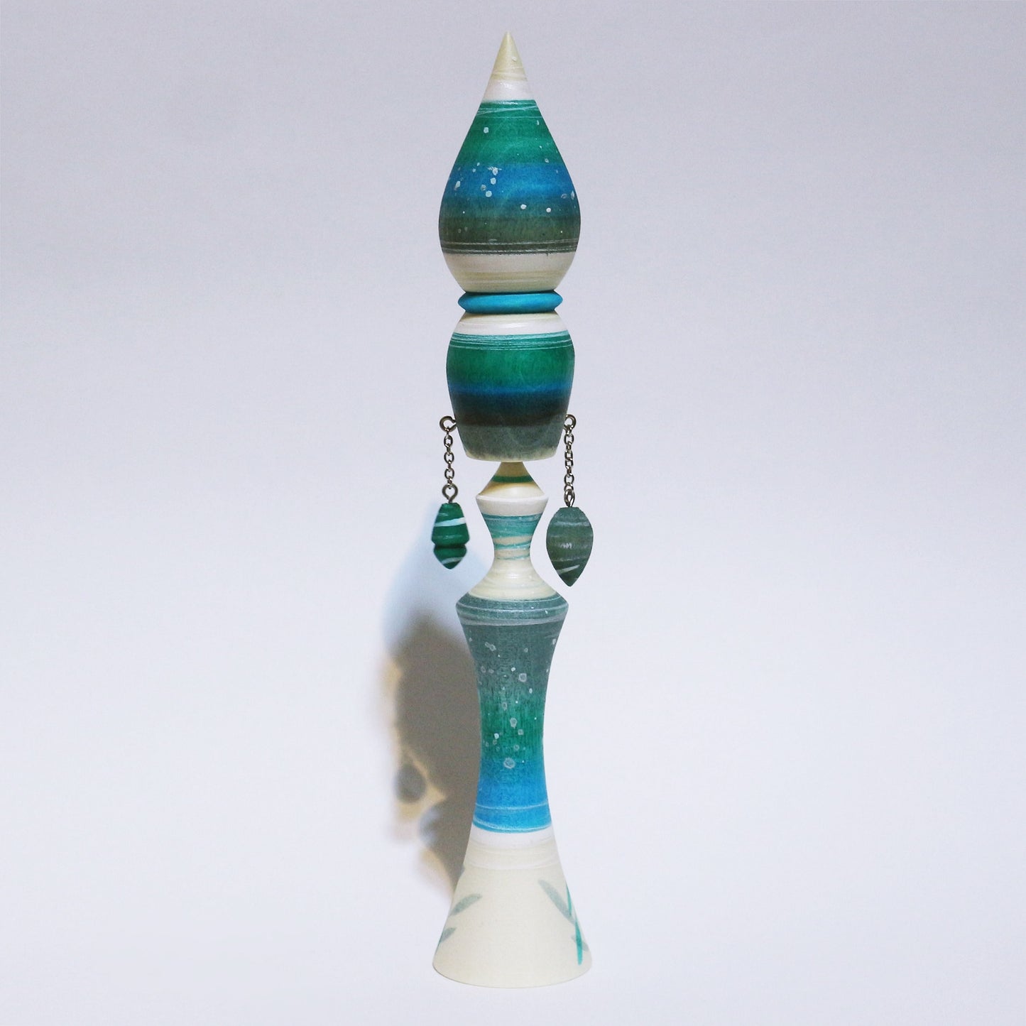 冬色 イヤリング こけし Winter Colors Earrings KOKESHI #482