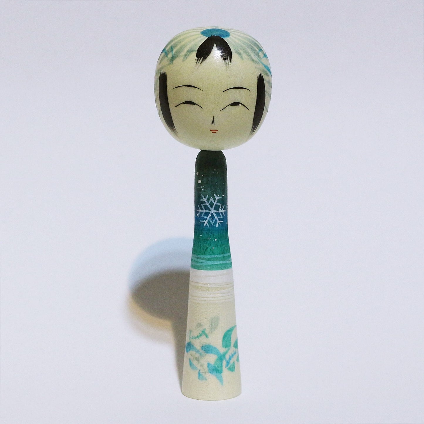 冬色 こけし Winter Colors KOKESHI #485