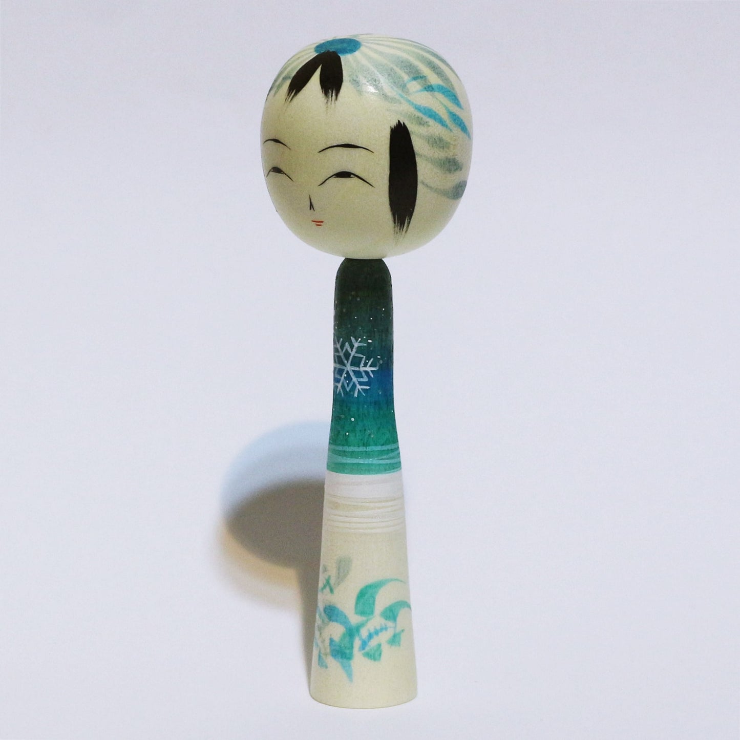 冬色 こけし Winter Colors KOKESHI #485