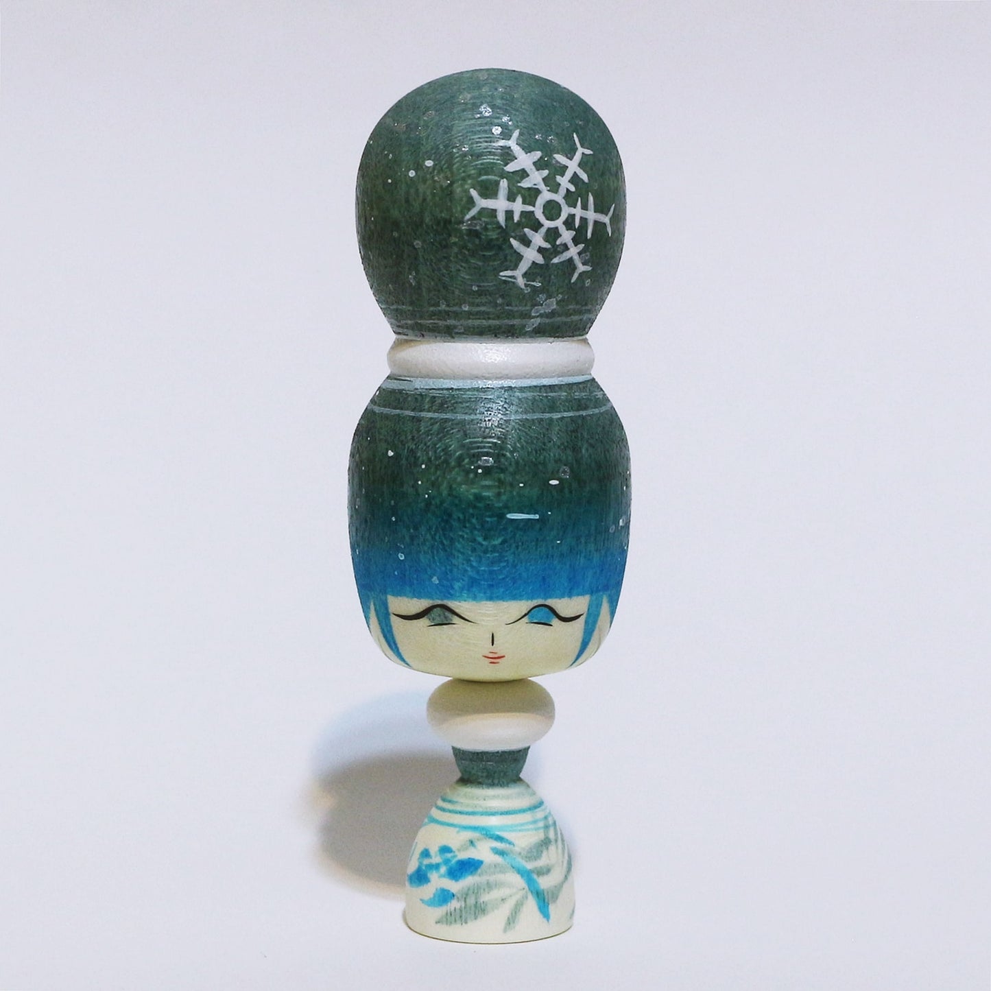 冬色 おだんごヘア こけし Winter Colors Bun Hair KOKESHI #487