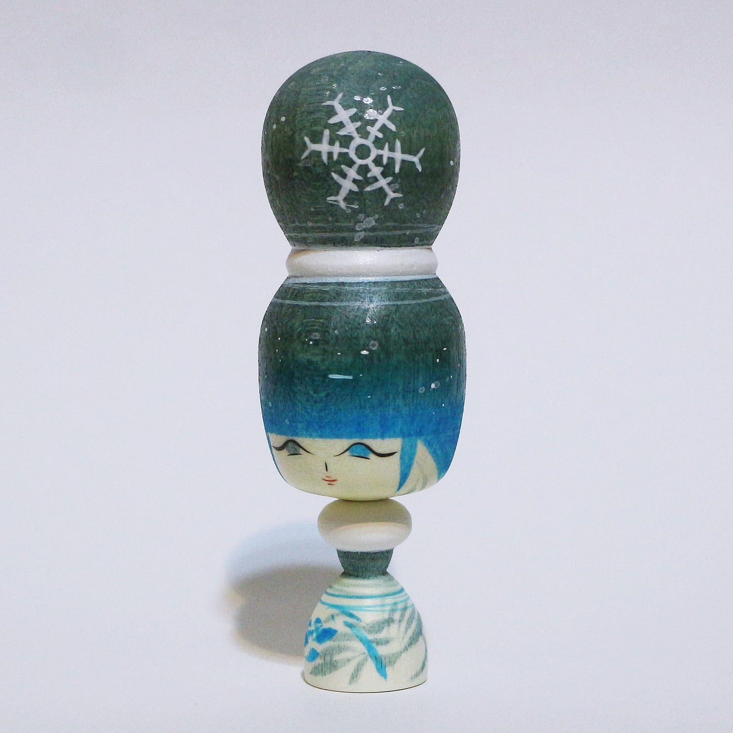 冬色 おだんごヘア こけし Winter Colors Bun Hair KOKESHI #487