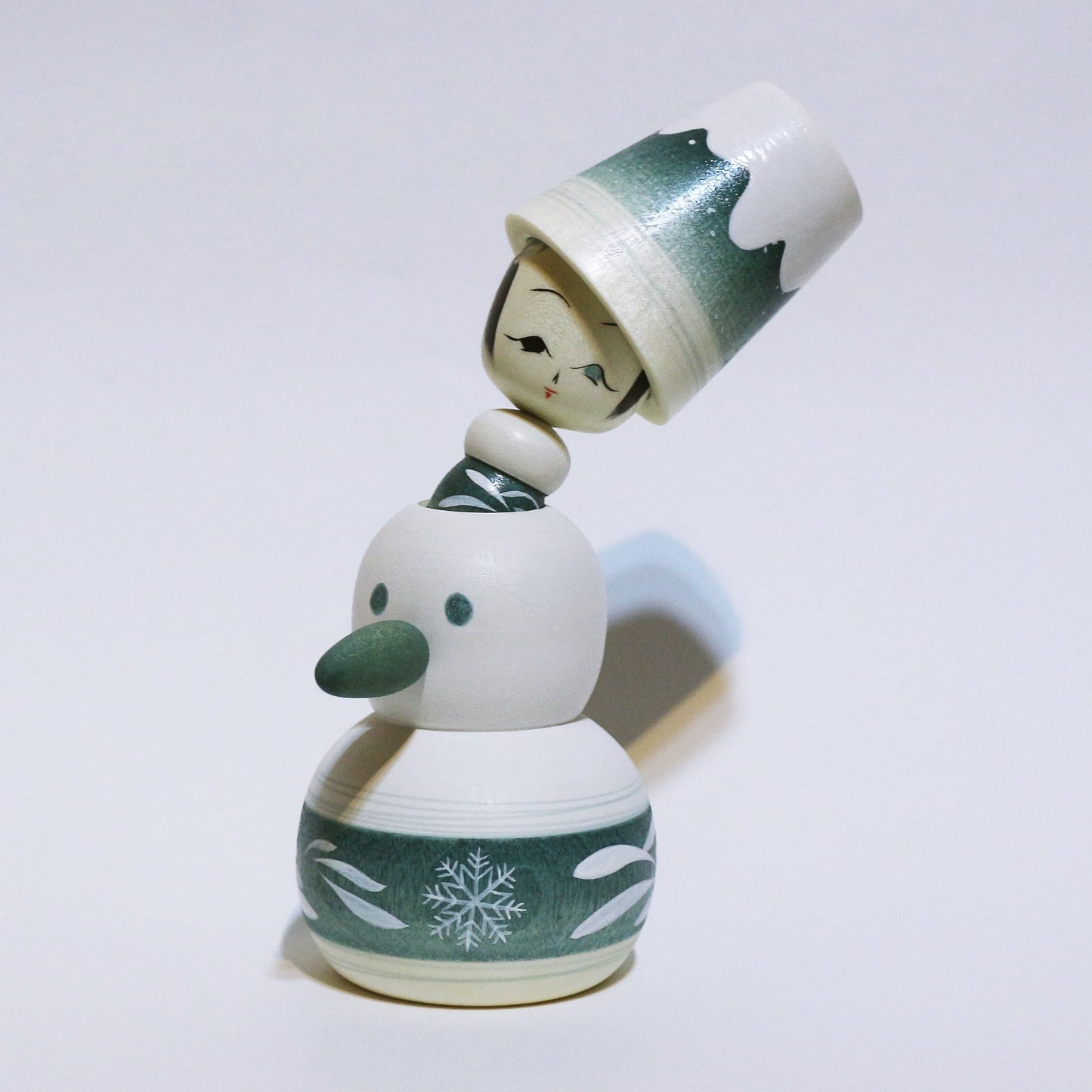 冬色 雪だるま えじこ Winter Colors Snowman EJIKO #491